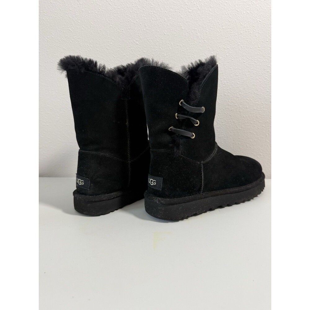Ugg Constantine Genuine Lamb Shearling Lined Boot Black Size 9